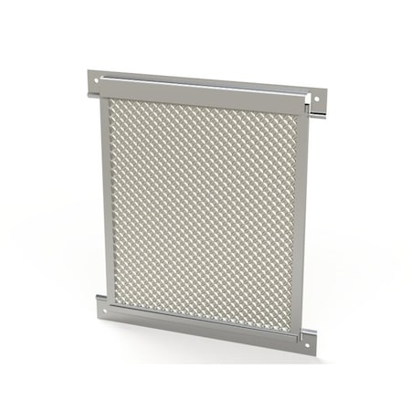 Saginaw Control & Engineering Filter, 10 in. H x 10 in. W x 1/2 in. L, Aluminum SCE-FLT88